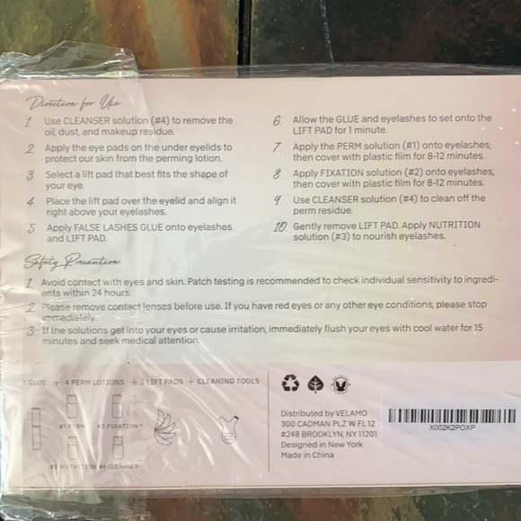 VELAMO Generic Eyelash Perm Professional Lash Lift Semi-Permanent Curling Kit - Picture 7 of 7